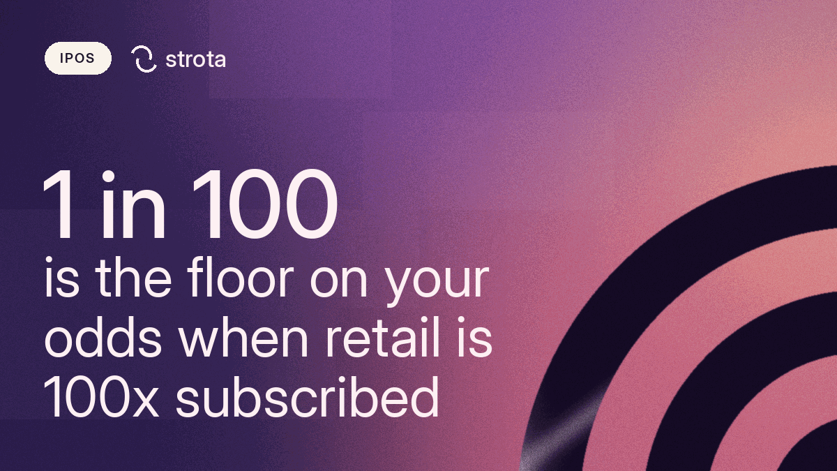 How to improve your odds of getting shares in a 100x-oversubscribed IPO