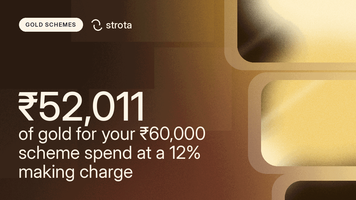 Your ₹60,000 gold scheme can buy just ₹52,011 of gold. The free month isn't the problem